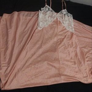 Vintage glamour lace nightgown
